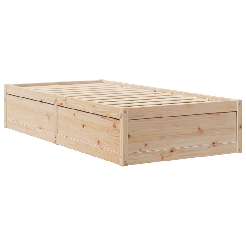 Casa si Gradina - Mobilier - Paturi si accesorii - Paturi - Cadru de pat, 90x190 cm, lemn masiv de pin - Infinity.ro