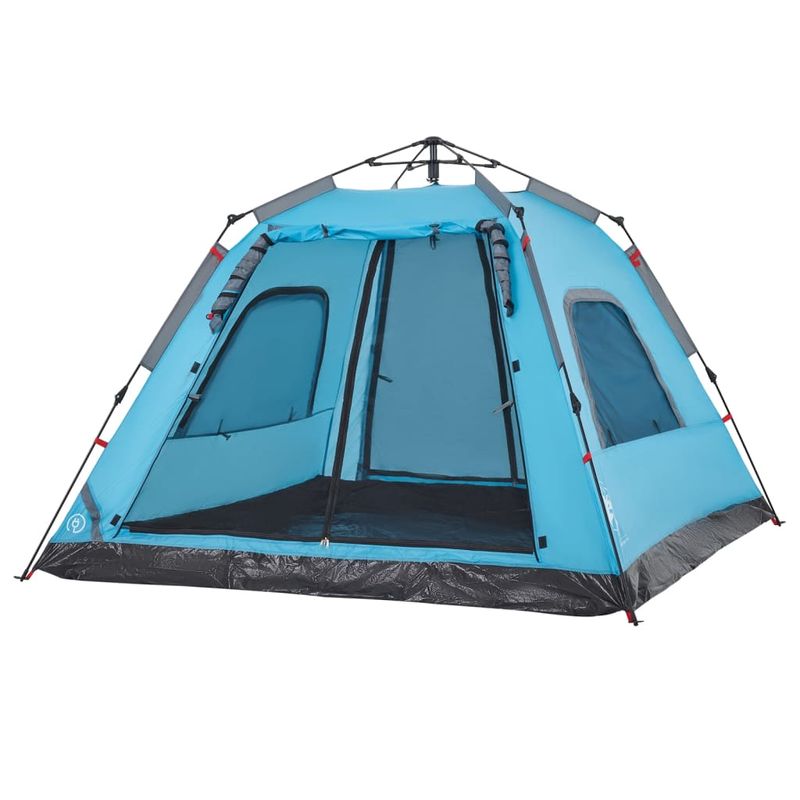 Sport si Outdoor - Camping - Corturi camping - Cort de camping cupola 5 persoane, setare rapida, albastru - Infinity.ro