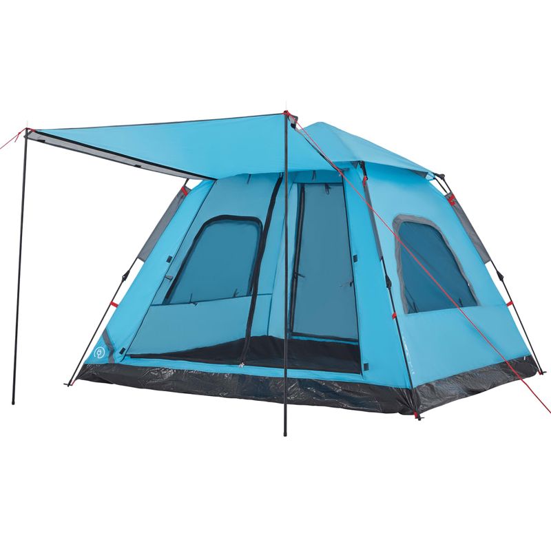 Sport si Outdoor - Camping - Corturi camping - Cort de camping cupola 5 persoane, setare rapida, albastru - Infinity.ro