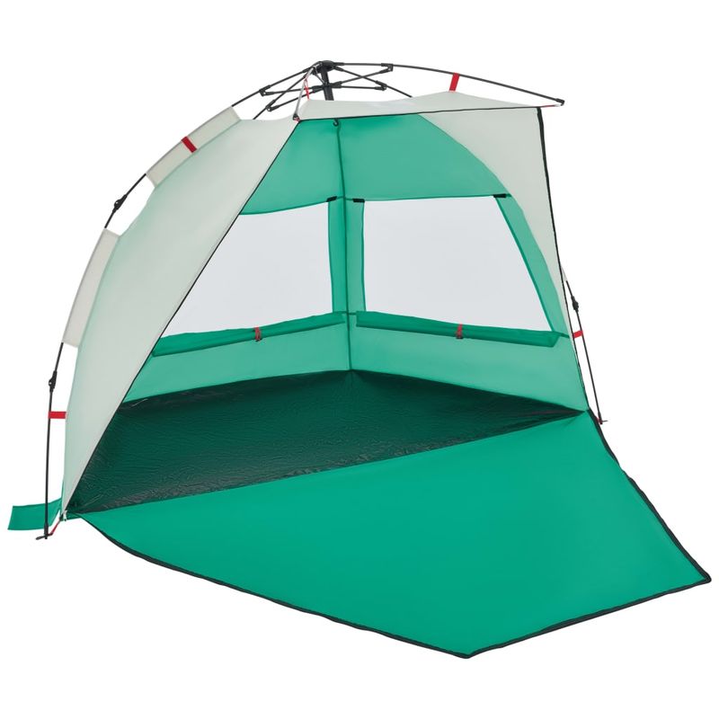 Sport si Outdoor - Camping - Corturi camping - Cort camping 2 persoane verde marin impermeabil setare rapida - Infinity.ro