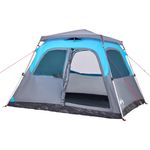 Sport si Outdoor - Camping - Corturi camping - Cort de familie cupola 6 persoane, setare rapida, albastru - Infinity.ro