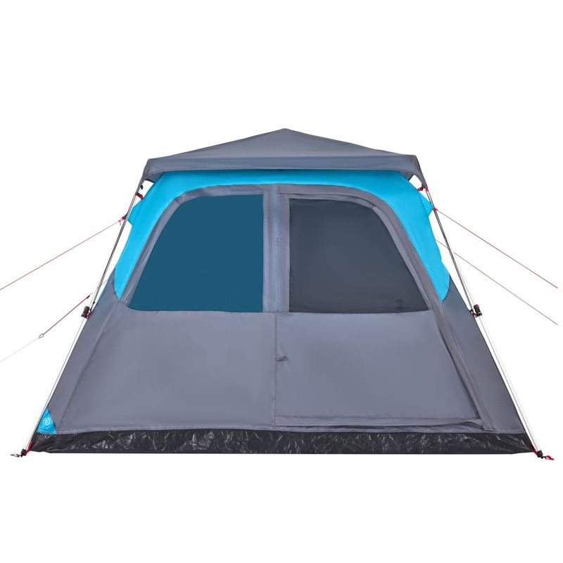 Sport si Outdoor - Camping - Corturi camping - Cort de familie cupola 6 persoane, setare rapida, albastru - Infinity.ro