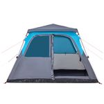 Sport si Outdoor - Camping - Corturi camping - Cort de familie cupola 6 persoane, setare rapida, albastru - Infinity.ro
