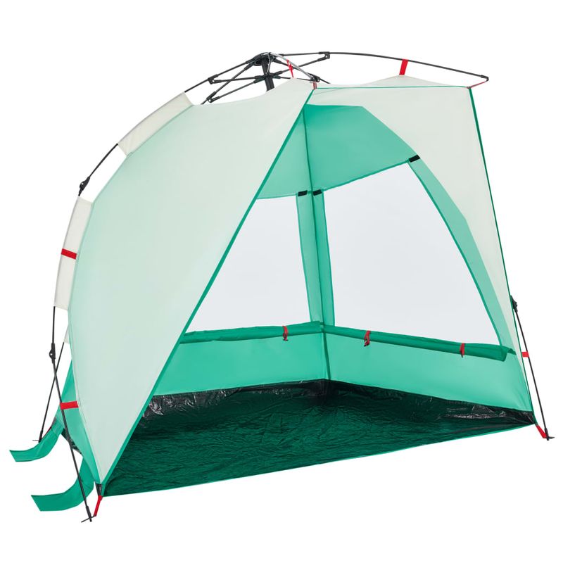 Sport si Outdoor - Camping - Corturi camping - Cort camping 2 persoane verde marin impermeabil setare rapida - Infinity.ro