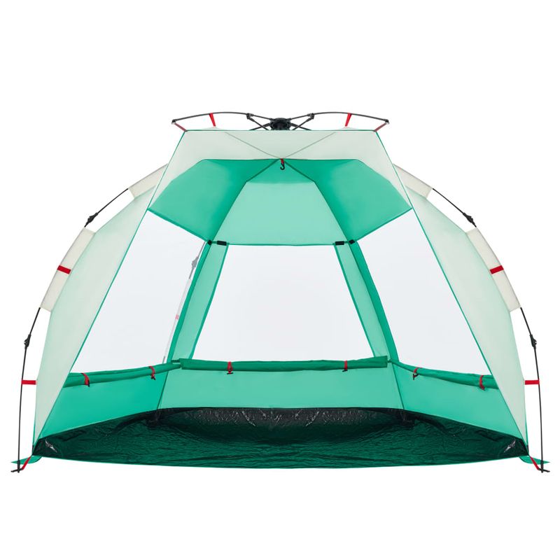 Sport si Outdoor - Camping - Corturi camping - Cort camping 2 persoane verde marin impermeabil setare rapida - Infinity.ro