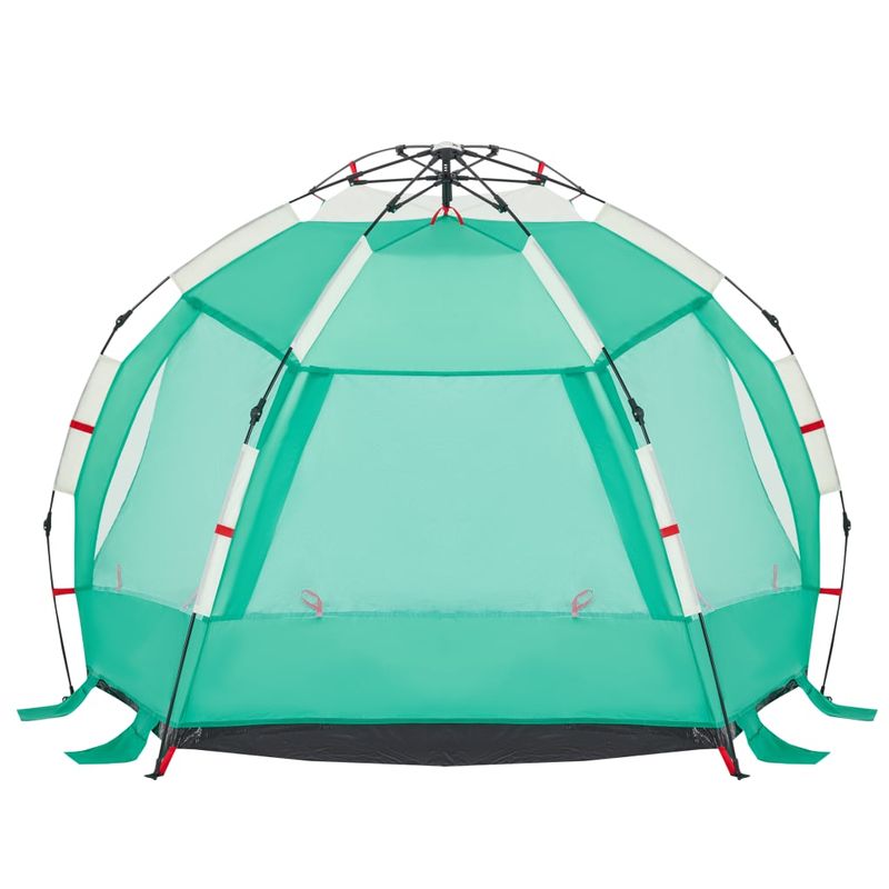 Sport si Outdoor - Camping - Corturi camping - Cort camping 2 persoane verde marin impermeabil setare rapida - Infinity.ro
