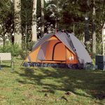 Sport si Outdoor - Camping - Corturi camping - Cort camping cupola 2 persoane, gri/portocaliu, setare rapida - Infinity.ro