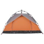 Sport si Outdoor - Camping - Corturi camping - Cort camping cupola 2 persoane, gri/portocaliu, setare rapida - Infinity.ro