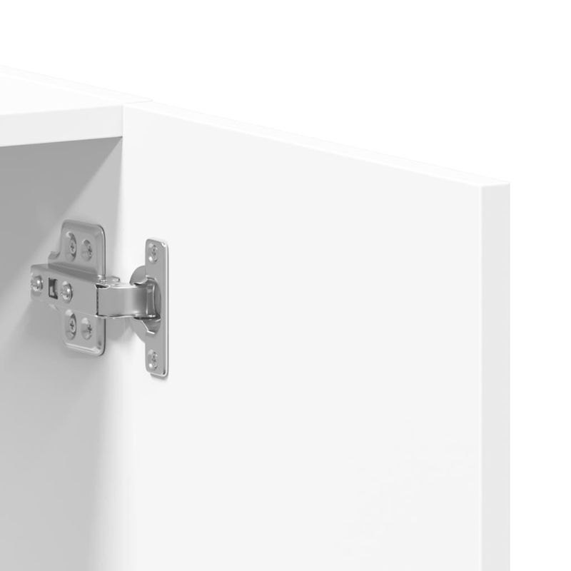 Casa si Gradina - Constructii - Depozitare, transport si protectie - Rafturi, fisete si vestiare - Fiset, alb, 60x32x115 cm, lemn prelucrat - Infinity.ro