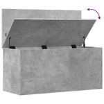 Casa si Gradina - Mobilier - Organizare si depozitare - Cutii depozitare - Cutie de depozitare, gri beton, 100x42x46 cm, lemn prelucrat - Infinity.ro