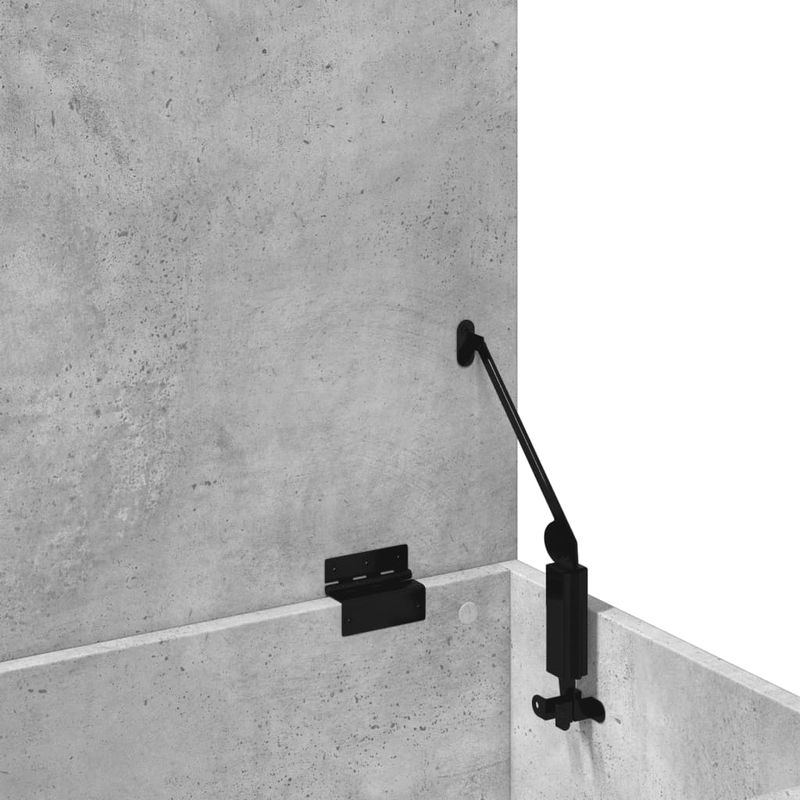 Casa si Gradina - Mobilier - Organizare si depozitare - Cutii depozitare - Cutie de depozitare, gri beton, 100x42x46 cm, lemn prelucrat - Infinity.ro