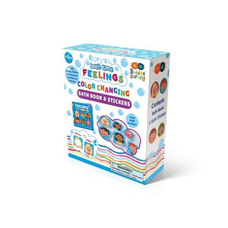 Jucarii, Copii si Bebe - Jucarii si jocuri - Jucarii bebelusi - Jucarii de baie - Carte Si Stickere Pentru Baie Care Isi Schimba Culoarea - Emotii - Infinity.ro