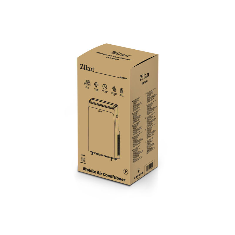 Electronice si Electrocasnice - Climatizare si sisteme de incalzire - Aparate racire aer - Aer conditionat - Aer conditionat mobil Zilan ZLN1054 3 in 1, 12000Btu/h, WiFi, temperatura 7-35 grade C - Infinity.ro