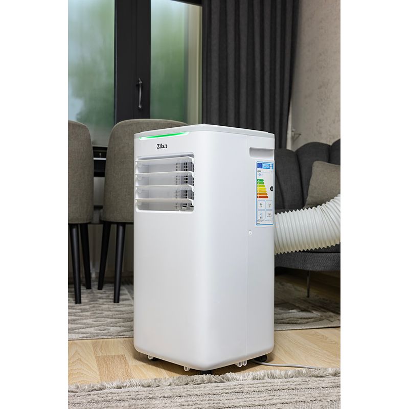 Electronice si Electrocasnice - Climatizare si sisteme de incalzire - Aparate racire aer - Aer conditionat - Aer conditionat mobil Zilan ZLN1047 3 in 1, 9000Btu/h, Timer, Display LED, temperatura 7-35 grade C - Infinity.ro