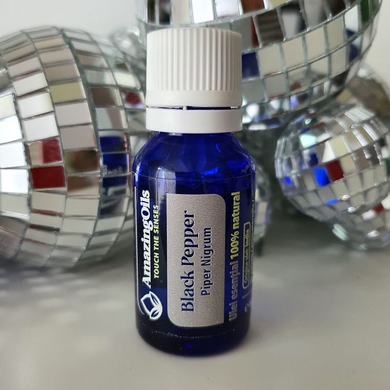 Casa si Gradina - Decoratiuni - Aromaterapie si lumanari - Uleiuri esentiale aromaterapie - Ulei esential piper negru 100% pur, BLACK PEPPER OIL (Piper nigrum), 15ml - Infinity.ro