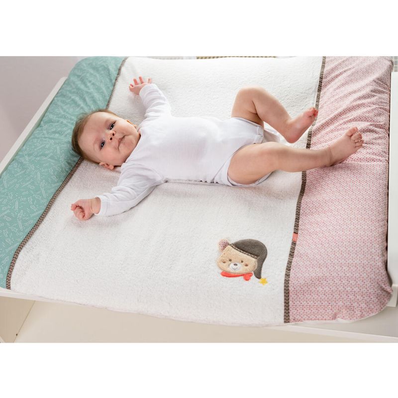 Casa si Gradina - Textile si covoare - Lenjerii de pat - Protectie saltea - Fehn Husa saltea - Bruno - Jucarie Educativa de inalta calitate pentru copii - Infinity.ro