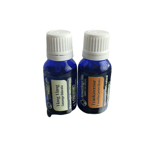 Set 2 uleiuri esentiale, tamaie si ylang-ylang 100% pur, 2 x 15 ml