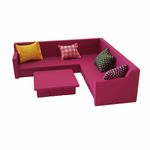 Jucarii, Copii si Bebe - Jucarii si jocuri - Jucarii & jocuri educative - Jucarii interactive - Jucarie din lemn, Coltar cu masa, Putty Montessori, Hand Made, Roz - Infinity.ro