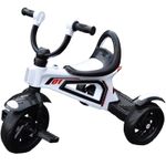 Jucarii, Copii si Bebe - Jucarii si jocuri - Jucarii de exterior - Triciclete - Tricicleta Go Kart S-726 cu pedale,pentru copii cu muzica si lumini,2-4 ani,culoare alb - Infinity.ro
