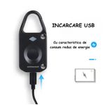 Casa si Gradina - Constructii - Feronerie si accesorii - Lacate - Lacat inteligent cu amprenta si incarcare USB, Mic si practic, Pana la 10 amprente, Deblocare rapida in 0,5 secunde - Infinity.ro