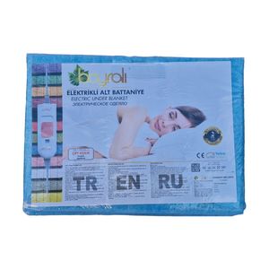 Patura electrica cu 2 trepte de temperatura, rezistent la umiditate 100%, Nonwoven, I120xl155 cm, 88 W, EHA - Albastru