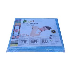Patura electrica cu 2 trepte de temperatura, rezistent la umiditate 100%, Nonwoven, I120xl155 cm, 88 W, EHA - Albastru