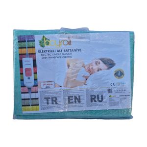 Patura electrica cu 2 trepte de temperatura, rezistent la umiditate 100%, Nonwoven, I120xl155 cm, 88 W, EHA - Verde