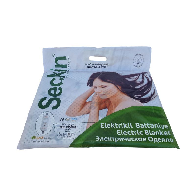 Casa si Gradina - Textile si covoare - Pături și cuverturi - Pături - Patura electrica, rezistent la umiditate 100%, Nonwoven, I90xl160 cm, 60 W, EHA - Portocaliu - Infinity.ro