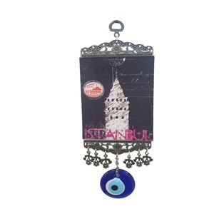 Decoratiune pentru perete cu Istanbul Turnul Galata Noapte, 29 x 12 cm, 104gr