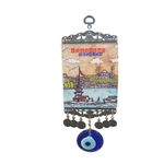 Casa si Gradina - Decoratiuni - Obiecte decorative - Accesorii decorative - Decoratiune pentru perete cu Istanbul Maiden’s Tower Panaroma, 29 x 12 cm, 104gr - Infinity.ro
