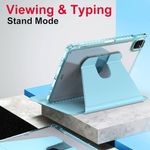 Laptop, Telefoane si Tablete - Tablete si accesorii tablete - Accesorii Tablete - Huse tablete - Husa pentru iPad Pro 11 (2024) - Techsuit Crystal Vision - Bleu - Infinity.ro