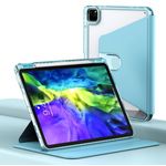 Laptop, Telefoane si Tablete - Tablete si accesorii tablete - Accesorii Tablete - Huse tablete - Husa pentru iPad Pro 11 (2024) - Techsuit Crystal Vision - Bleu - Infinity.ro
