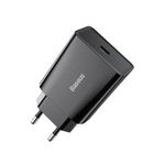 Laptop, Telefoane si Tablete - Telefoane mobile si accesorii - Accesorii Telefoane - Incarcatoare telefoane - Incarcator retea Baseus Speed Mini Fast Charger, 20W, USB-C, 3A Negru - Infinity.ro