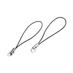 Fashion, accesorii si bijuterii - Femei - Accesorii femei - Alte accesorii femei - Set 10 agatatoare cu inel pentru pandantiv Crisalida, lungime 6.9 cm, Negru - Infinity.ro