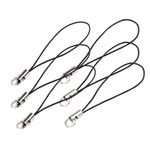 Fashion, accesorii si bijuterii - Femei - Accesorii femei - Alte accesorii femei - Set 10 agatatoare cu inel pentru pandantiv Crisalida, lungime 6.9 cm, Negru - Infinity.ro