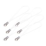 Fashion, accesorii si bijuterii - Femei - Accesorii femei - Alte accesorii femei - Set 10 agatatoare cu inel pentru pandantiv Crisalida, lungime 6.9 cm, Alb - Infinity.ro