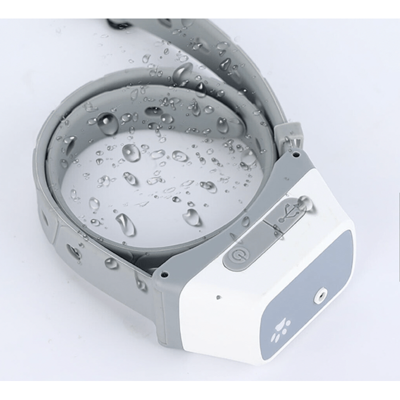 Petshop - Accesorii petshop - Zgarzi, lese si hamuri - Zgarzi - Guler Anti-latrat pentru Dresaj, Reincarcabil, Rezistent la Apa, Pentru animale de companie, Gri - Infinity.ro