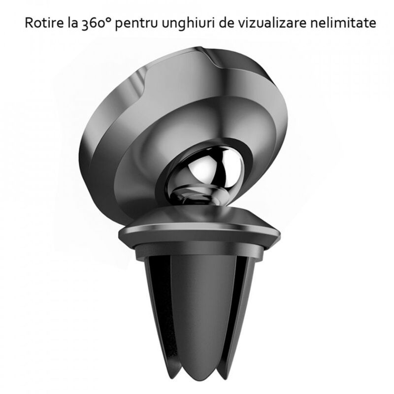Laptop, Telefoane si Tablete - Telefoane mobile si accesorii - Accesorii Telefoane - Suport si docking telefoane - Suport Auto Grila Ventilatie pentru Telefon - Baseus (SUER-A01) - Negru - Infinity.ro
