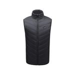 Sport si Outdoor - Echipament Sportiv - Imbracaminte sport - Veste sport - Vesta incalzita fata si spate SELECTIV, cipsir, cu fir usb, incalzeste 11 zone ale corpului, negru, 2XL - Infinity.ro