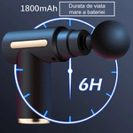 Ingrijire personala si Cosmetice - Sanatate si wellness - Articole wellness - Aparate si dispozitive de masaj - Aparat de masaj, 4 Capete Incluse, Pentru Gat, Spate, Maini, Picioare, Anti Celulita, Cu Motor Silentios, Negru, LCD - Infinity.ro