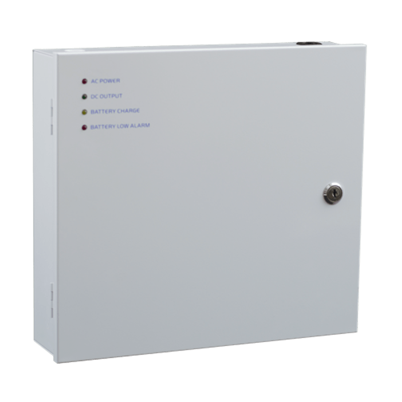Casa si Gradina - Electrice - Smart Home - Accesorii control acces si supraveghere - Sursa de alimentare 12V/10A, back-up in cabinet metalic SDC-12-10B - Infinity.ro
