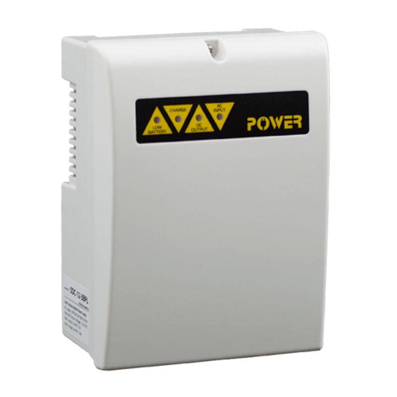 Casa si Gradina - Electrice - Smart Home - Accesorii control acces si supraveghere - Sursa de alimentare 12V/5A, back-up in cabinet de plastic SDC-12-5BPL - Infinity.ro