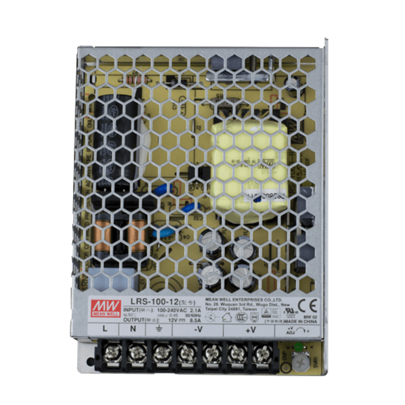 Casa si Gradina - Electrice - Smart Home - Accesorii control acces si supraveghere - Sursa in comutatie MeanWell -13.8V, 8.5A  LRS-100-12 - Infinity.ro