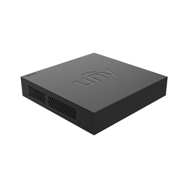 Casa si Gradina - Electrice - Smart Home - Accesorii control acces si supraveghere - XVR 4 canale AnalogHD 2MP + 2 ch IP max. 6MP, H.265 - UNV XVR301-04F - Infinity.ro