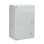 Casa si Gradina/Electrice/Smart Home/Accesorii control acces si supraveghere - Cutie distributie IP65 din ABS gri, usa mata, placa metalica, 200x300x130 mm PP3001 - Infinity.ro