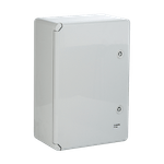 Casa si Gradina - Electrice - Smart Home - Accesorii control acces si supraveghere - Cutie distributie IP65 din ABS gri, usa mata, placa metalica, 350x500x190 mm PP3006 - Infinity.ro