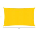 Casa si Gradina - Gradina si terasa - Umbrele si pavilioane - Umbrele - Panza parasolar, galben, 2,5x5 m, HDPE, 160 g/m² - Infinity.ro