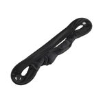 Fashion, accesorii si bijuterii - Femei - Accesorii femei - Accesorii pentru par femei - Accesoriu pentru coc cu capsa Crisalida, dimensiuni 4 x 21,5 cm, Negru - Infinity.ro