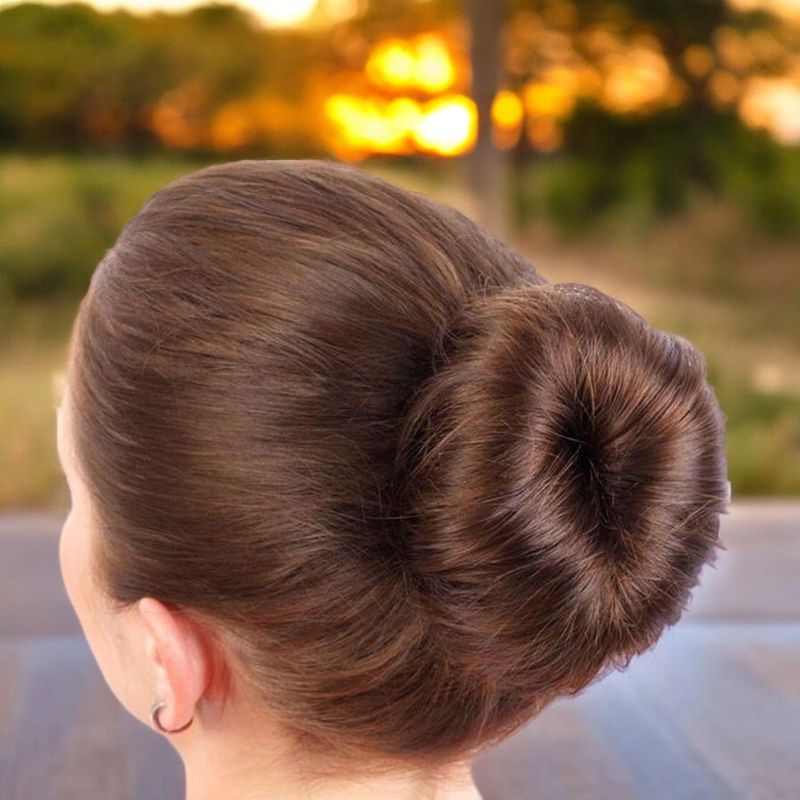 Fashion, accesorii si bijuterii - Femei - Accesorii femei - Accesorii pentru par femei - Accesoriu pentru coc cu capsa Crisalida, dimensiuni 4 x 21,5 cm, Negru - Infinity.ro