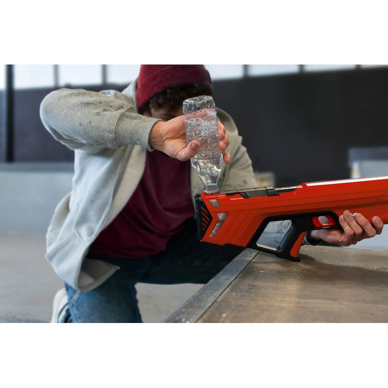 Sport si Outdoor - Accesorii si echipamente sportive - Sporturi de precizie - SpyraGO, rosu, pusca cu apa, incarcare manuala, afisaj electronic, 8+ ani - Infinity.ro
